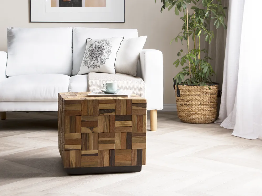 Coffee Table GAMETI Teak Wood Brown