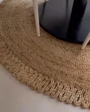 Tappeto ERENCE Beige ø 140 cm_957296