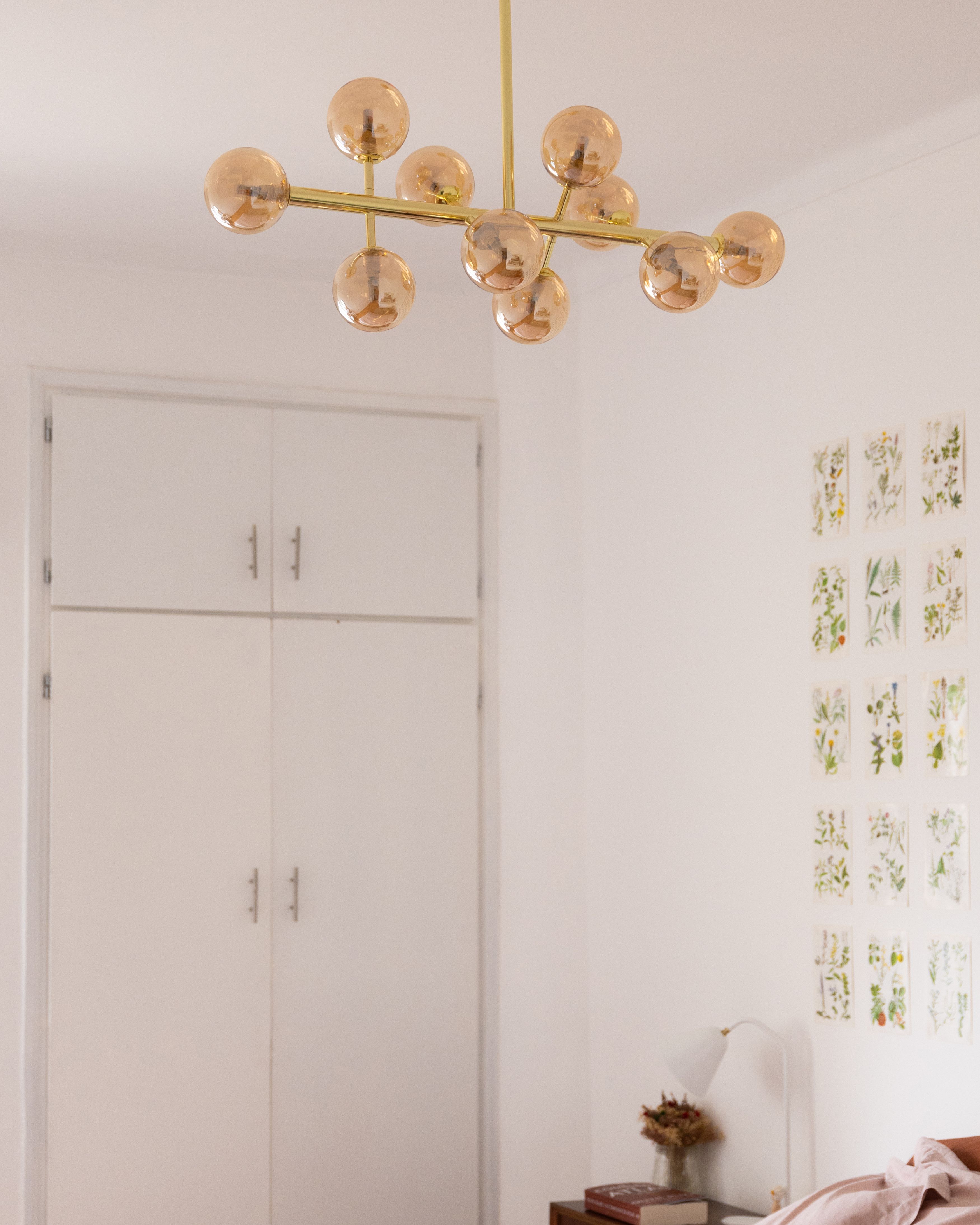 Pendant Lamp RAMIS Metal Gold Beliani.co.uk