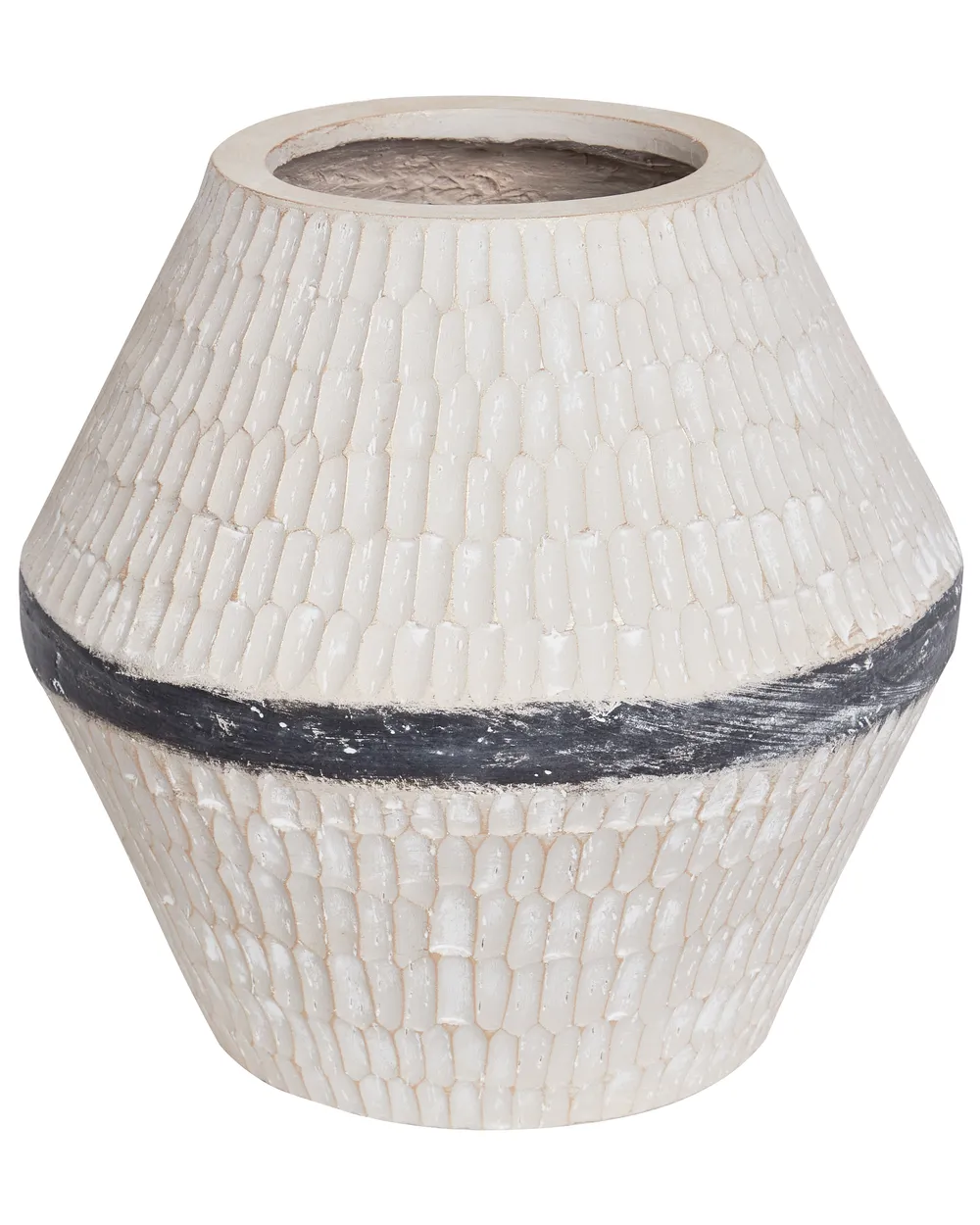 Vase à fleurs ALINDA Grès 26 cm Blanc | Leroy Merlin Vase à fleurs ALINDA Grès 26 cm Blanc | Leroy Merlin
