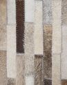 Tappeto pelle marrone e beige 140 x 200 cm SINNELI_756737