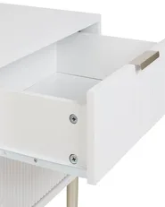 2 Drawer Bedside Table SOHO White_913236