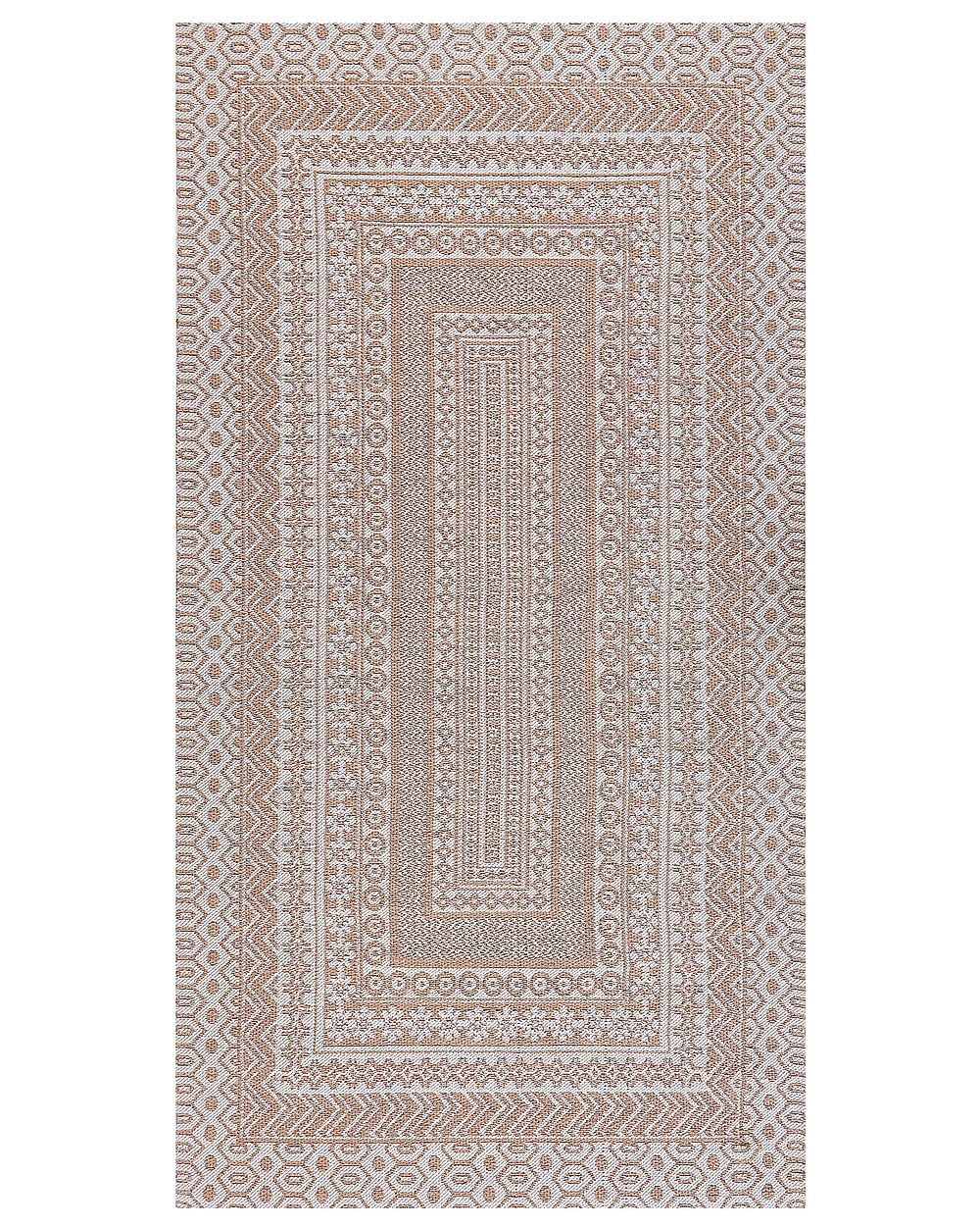 Dywan BAGLAR Biały 80 x 150 cm Juta
