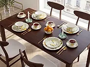Zastawa stołowa 20-częściowa LEMONGRASS Porcelana Biały/zielony_1191896
