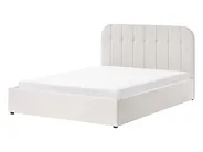 Ottoman Bed CHALLANS Fabric Off-White 140 x 200 cm (EU Double)_1019663