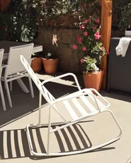 Garden Rocking Chair TURI Metal Off-White_1084519