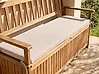 Bench Seat Pad Cushion SOVANA 148 x 45 cm Beige