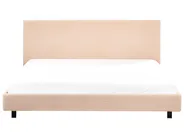 Bed Boucle ALBI 180 x 200 cm (EU Super King) Beige_964347