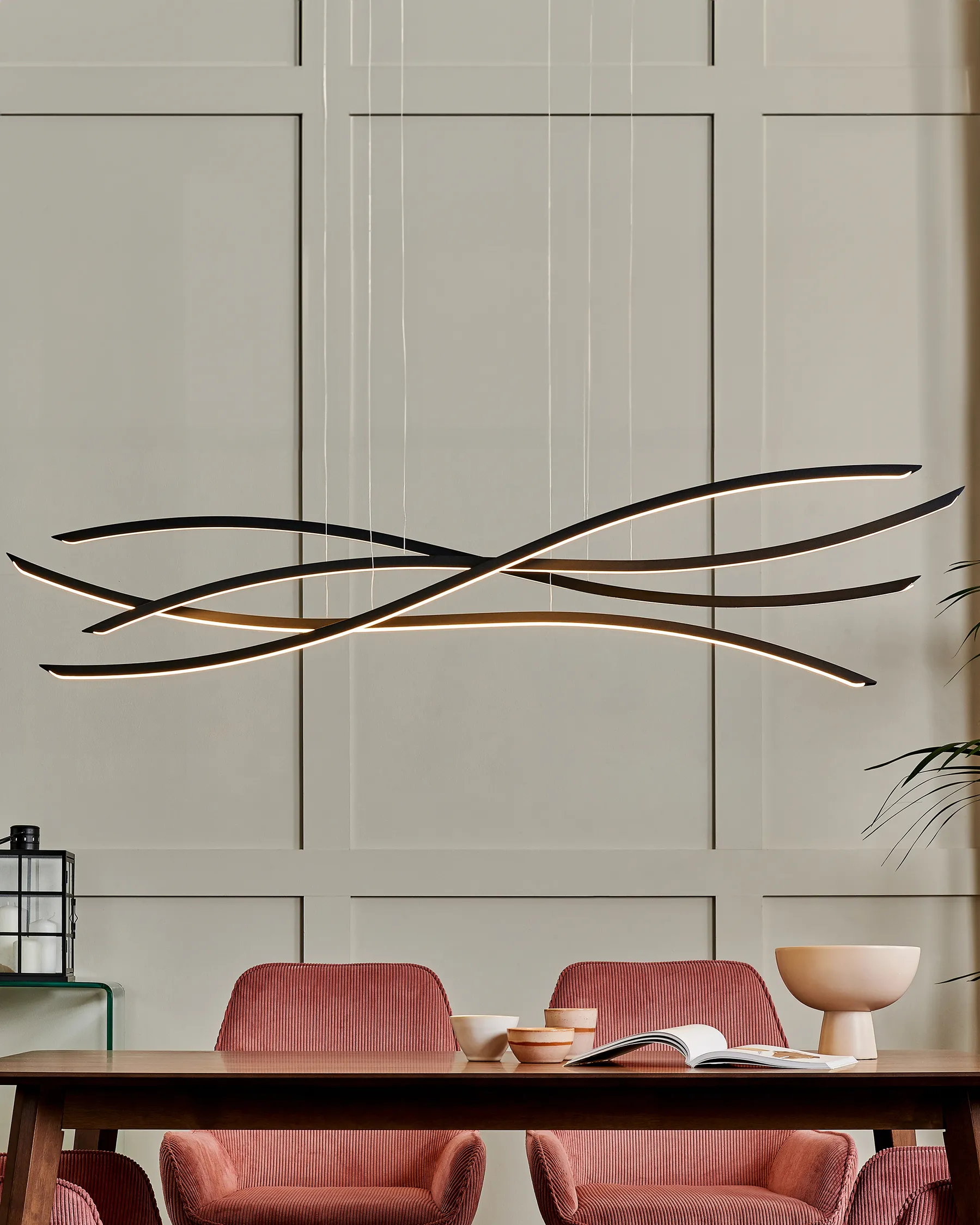 LED Pendant Lamp CALAO Metal Black_824734
