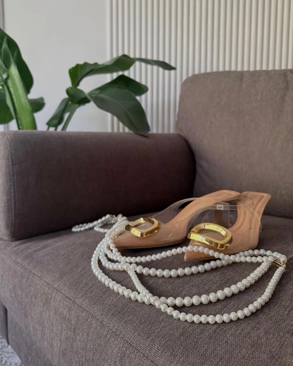 Poltrona LOUSTO Tessuto Marrone_1174074