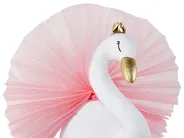 Kids Wall Decor Swan ODETTA 32 cm Cotton White_848339