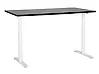 Electric Adjustable Standing Desk DESTINAS 160 cm x 72 cm Black/ White