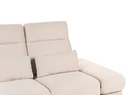 Sofa 3 Seater IKAST Fabric Light Beige_971275