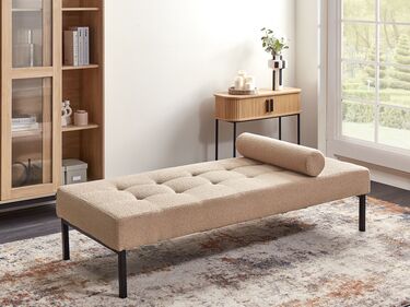 Boucle Chaise Longue Beige CHINON