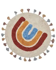 Tappeto per bambini YAGCI Multicolore ø 120 cm Cotone_840060