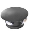 Aussenwandleuchte LED Metall schwarz ⌀ 10 cm rund 2er Set MAURICE_917154