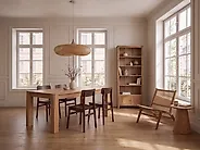 Sessel MIDDLETOWN Mahagoniholz Naturfarben_1169295