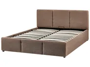 Ottoman Bed BOUSSE Boucle Taupe 140 x 200 cm (EU Double)_980113