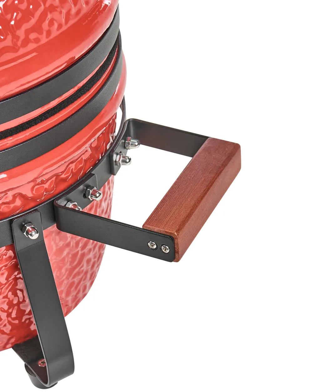Mini Charcoal BBQ Grill KAMADO Ceramic Red_1007528