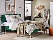 Cama Terciopelo BELLOU 180 x 200 cm Verde_1183074