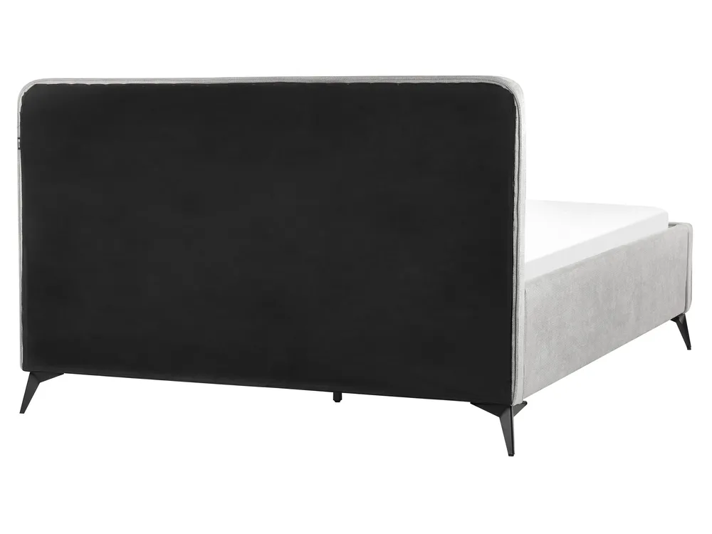 Bed Fabric VALOGNES 160 x 200 cm (EU King Size) Light Grey_887869