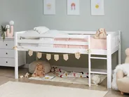 Letto a mezza altezza Legno PEIPIN 90 x 200 cm Bianco_937125