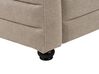 Fabric Living Room Set Taupe HOFN_917412