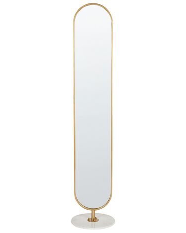 Coat Stand with Mirror Gold MOODY