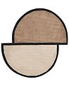 Teppich SAKARO Taupe ø 160 cm Wolle