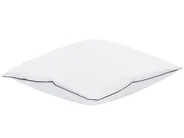 Zestaw 2 poduszek PELISTER Wysoka 50 x 60 cm Mikrofibra Biały_898162