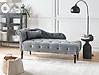 Chaise longue izquierda IVRY Terciopelo Gris