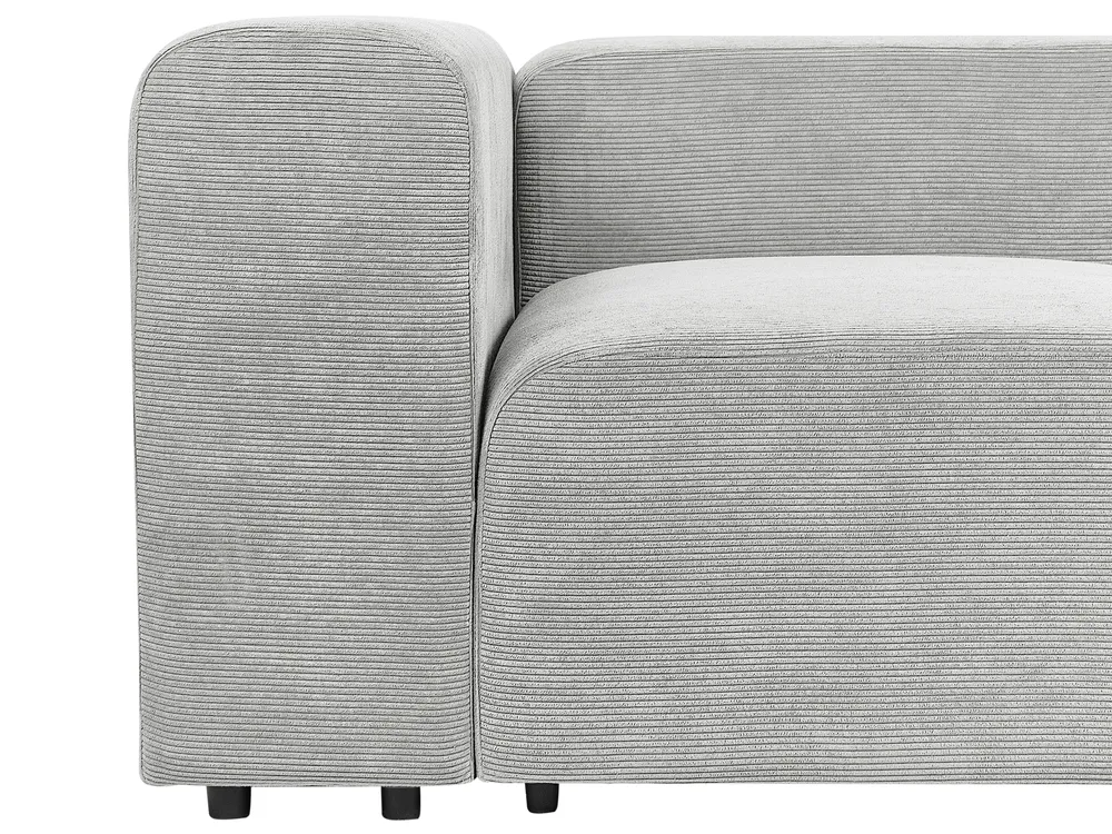 Modular Sofa 2 Seater FALSTERBO Corduroy Grey_916185