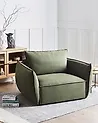 Armchair KUNES Fabric Green