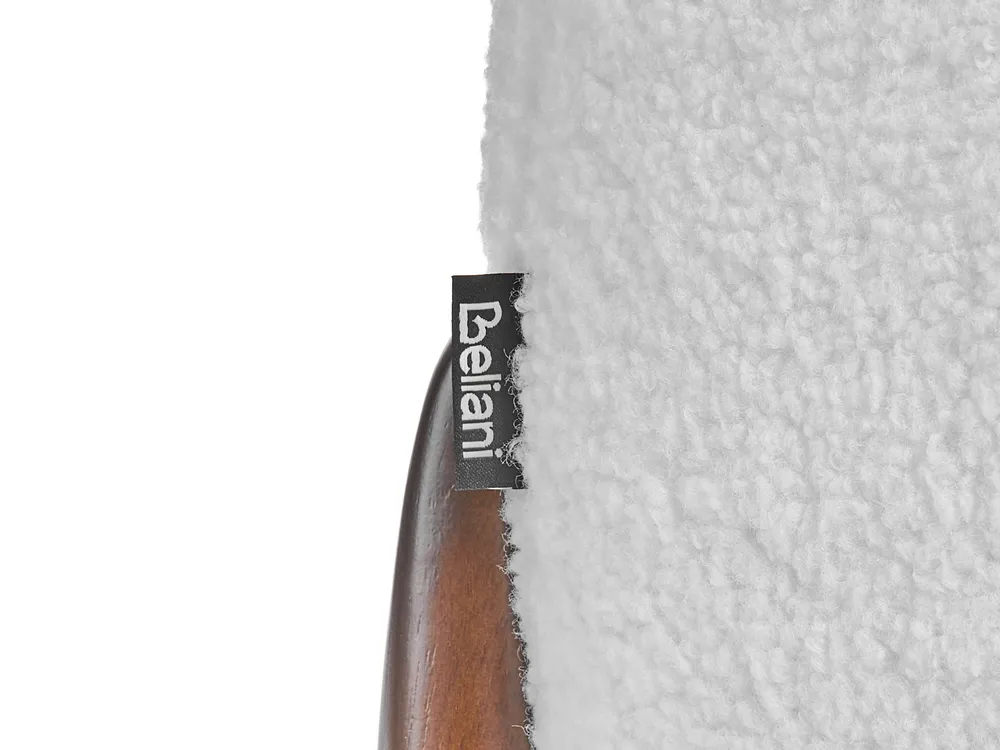 Set da salotto 6 posti VINLIDEN Bouclé Bianco_1048409