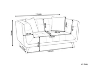 Sofa 2 Seater HABO Fabric Green_1077167