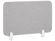 Desk Screen WALLY 72 x 40 cm Light Grey_800874