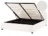 Ottoman Bed VAUCLUSE Boucle Off-White 160 x 200 cm (EU King Size)