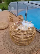 Tappeto ERENCE Beige ø 140 cm_835858