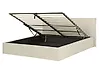 Ottoman Bed ORBEY Fabric Light Beige 160 x 200 cm (EU King Size)