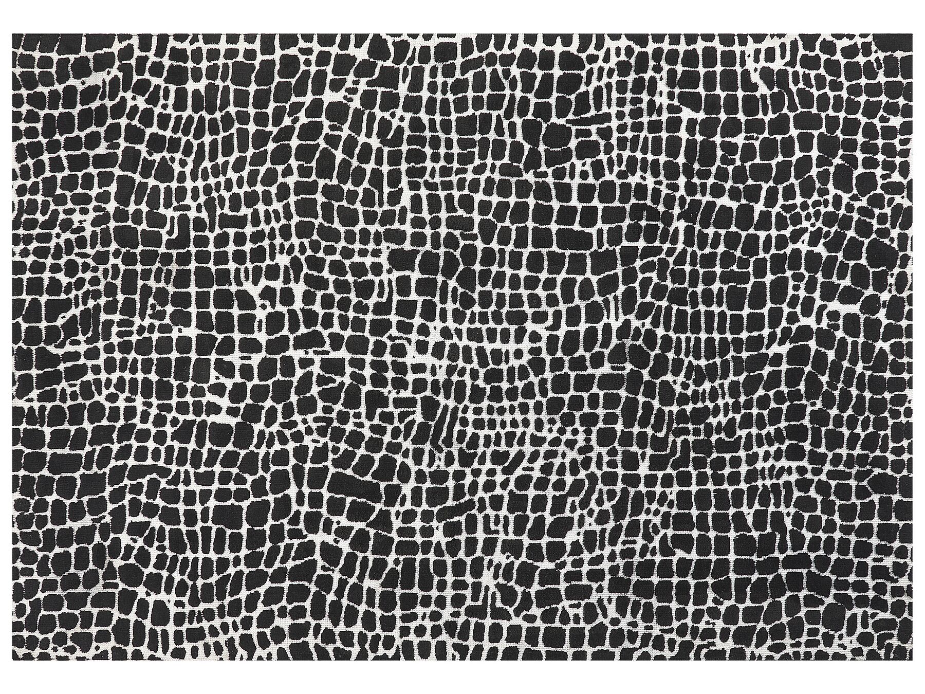 Fekete és fehér szőnyeg 160 x 230 cm PUNGE_883831