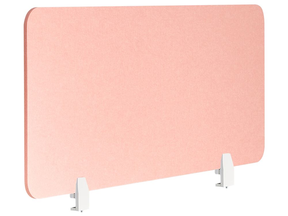 Separator de birou SPLIT 120 x 50 cm Roz piersică
