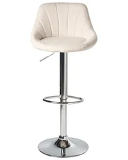 Set di 2 sgabelli da bar LUCCA Tessuto Beige chiaro_1011504