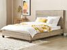 Ratanová posteľ 160 x 200 cm prírodná SALBRIS_869690
