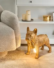 Table Lamp Dog BAXTER Gold_1066512