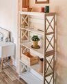 4 Tier Bookcase White FOSTER_886093