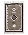 Rug GEYVE Beige 140 x 200 cm Cotton