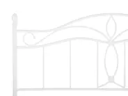 Bed Metal ANTLIA 160 x 200 cm (EU King Size) White_806615