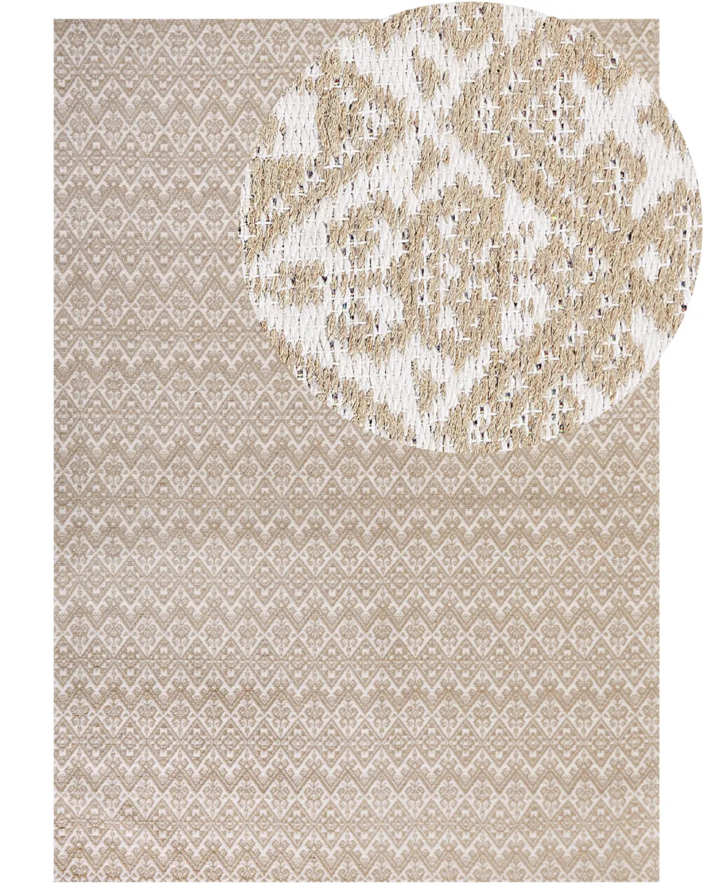 Tappeto ATIMA Beige 160 x 230 cm Iuta_943601