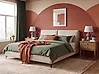 Bed Chenille MELLE 180 x 200 cm (EU Super King) Light Beige