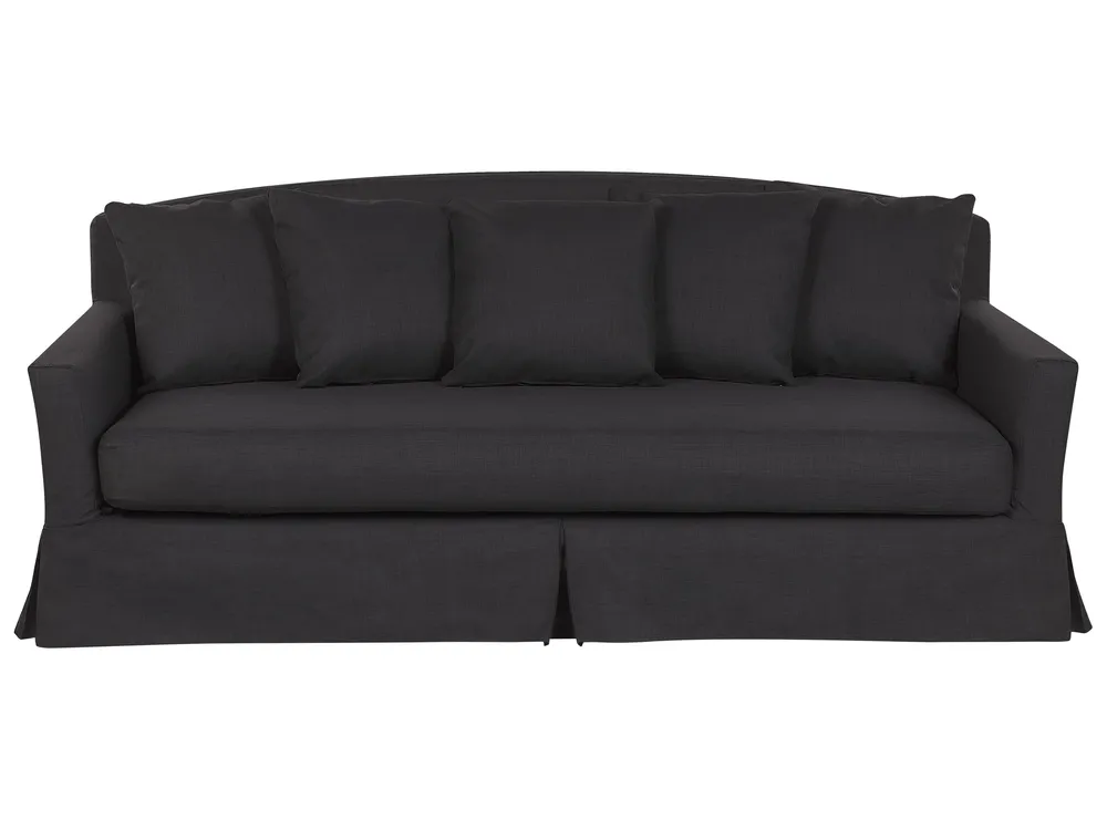 Sofa 3 Seater GILJA Fabric Black